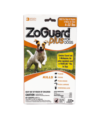 ZoGuard Plus Flea Control Dog  5-22# 3 Pk
