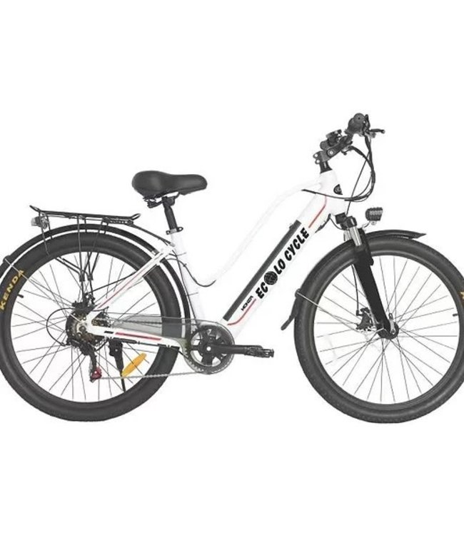 ECOLO CYCLE Vélo électrique monza 24PO 48V 500W rouge
