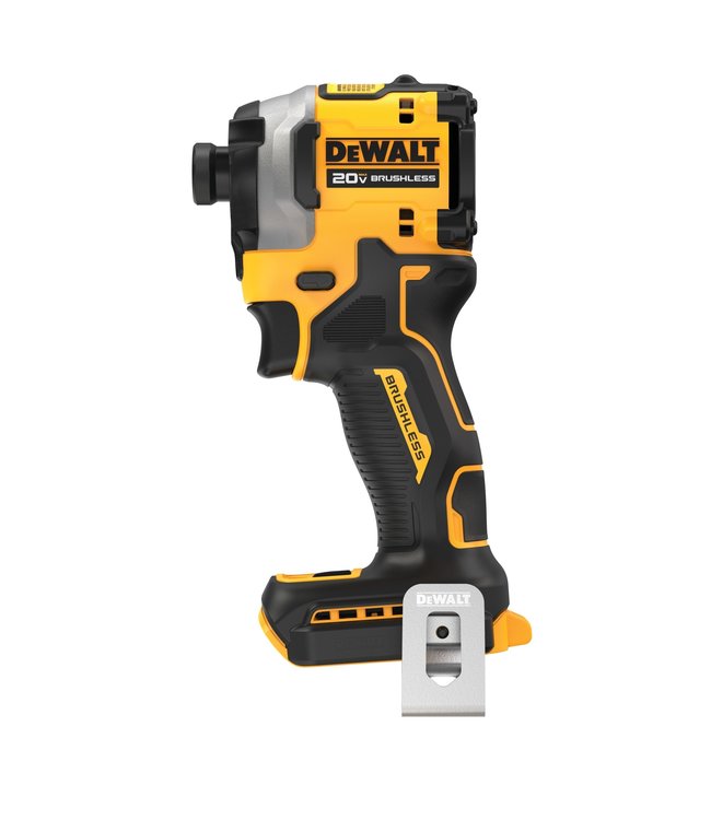 DEWALT Visseuse à percussion 1/4 po sans balai sans fil trois vitesses Atomic 20 V MAX* DCF850B