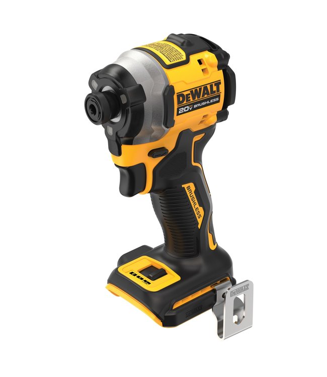 DEWALT Visseuse à percussion 1/4 po sans balai sans fil trois vitesses Atomic 20 V MAX* DCF850B