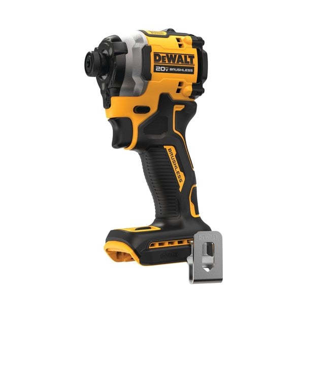 DEWALT Visseuse à percussion 1/4 po sans balai sans fil trois vitesses Atomic 20 V MAX* DCF850B