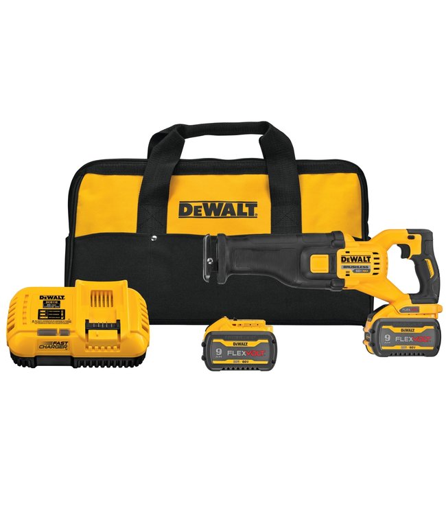 DEWALT Kit de scie sans balais 60 V max DCS389X2