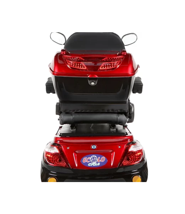 ECOLO CYCLE Triporteur ET3 CLASSIC 60V ROUGE/NOIR