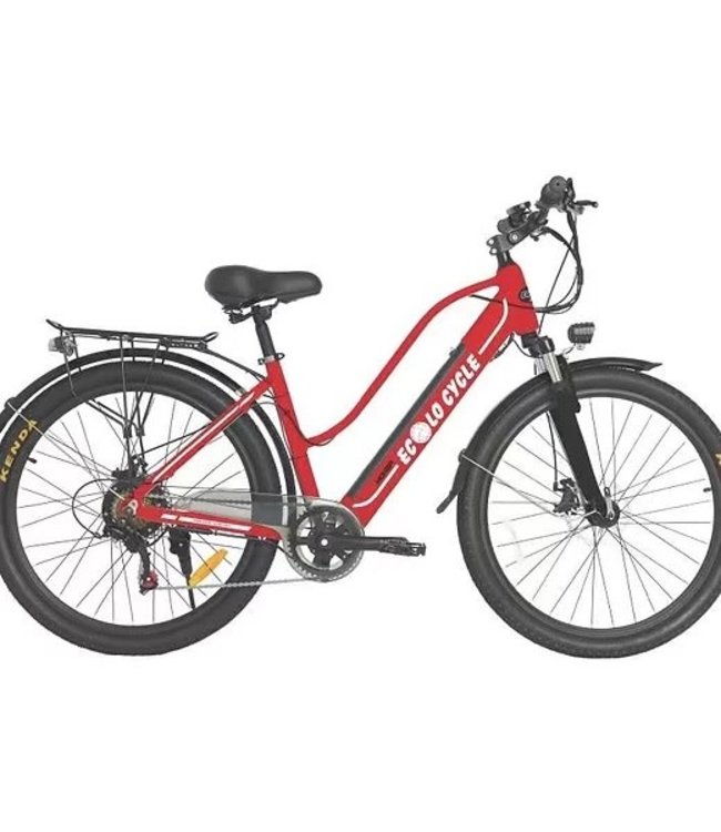 ECOLO CYCLE Vélo électrique monza 24PO 48V 500W BLANC