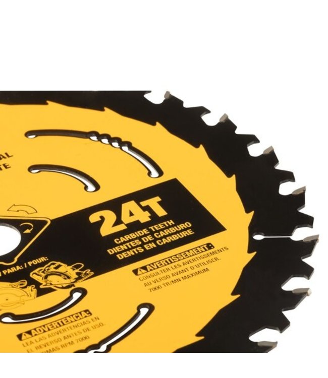 DEWALT Lames de scie circulaire de 7 1/4 po DWA171424B10