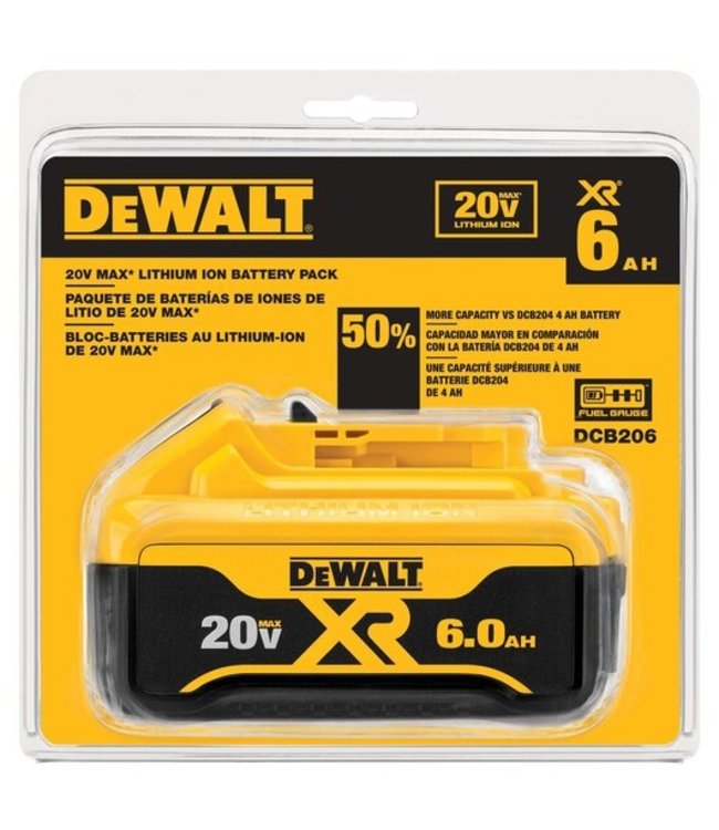DEWALT Batterie XR(R) aux ions de lithium 20 V MAX* DCB204