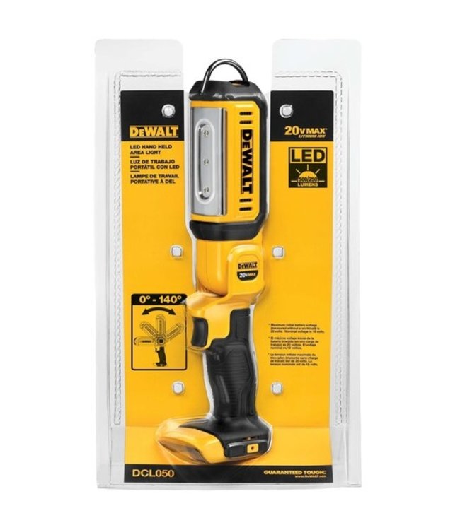 DEWALT Lampe de chantier portative à DEL 20 V MAX* DCL050