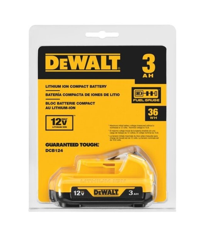 DEWALT BATTERIE 12 V MAX* 3,0 AH (DCB124)