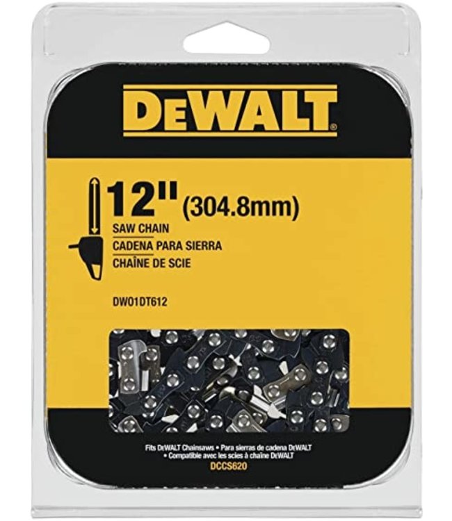 DEWALT Remplacement de la chaine de scie de 12 PO DWO1DT812