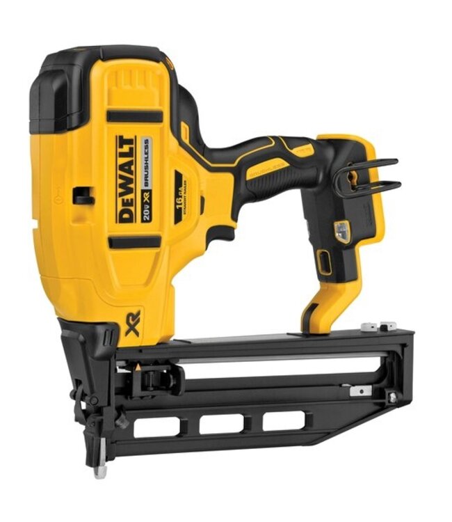 DEWALT Cloueuse de finition droite sans fil de calibre 16 20 V MAX* XR DCN662B