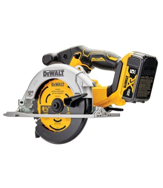 DEWALT Scie circulaire 20 V MAX* - 16,5 cm - Kit sans fil  (DCS565P1)