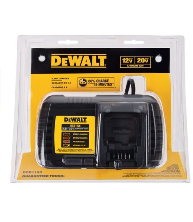 DEWALT Chargeur 6 Amp DCB1106