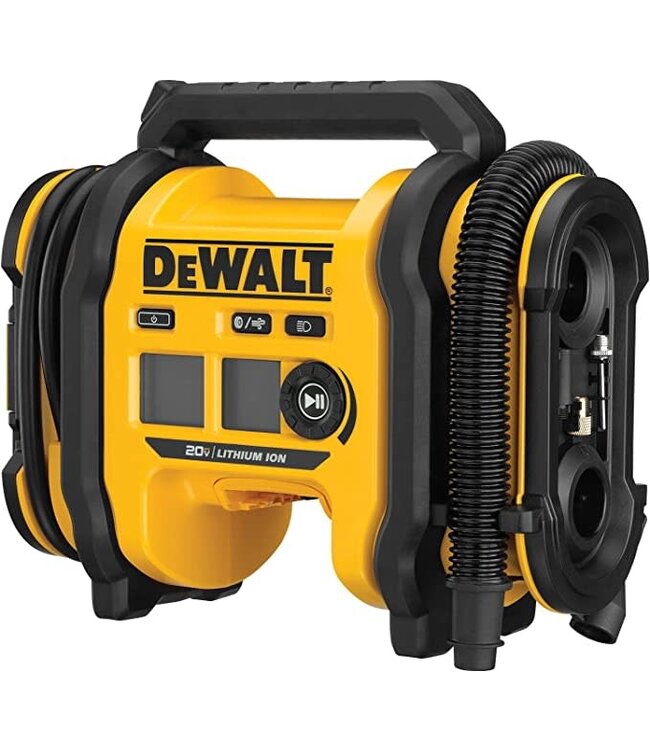 DEWALT Gonfleur à alimentation avec/sans fil 20 V MAX DCC020IB