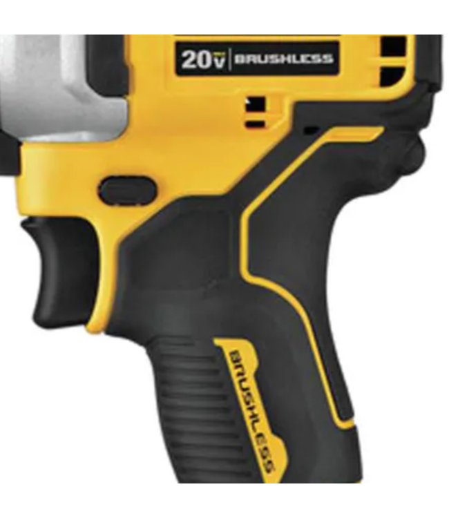 DEWALT Visseuse à percussion compacte sans fil ATOMIC de 1/4 po avec moteur sans balais 20 V MAX* DCF809B