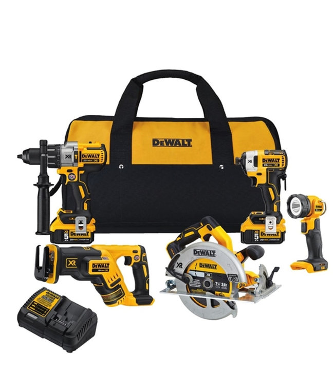 DEWALT Ensemble 5 outils XR(MD) 20 V MAX* DCK594P2