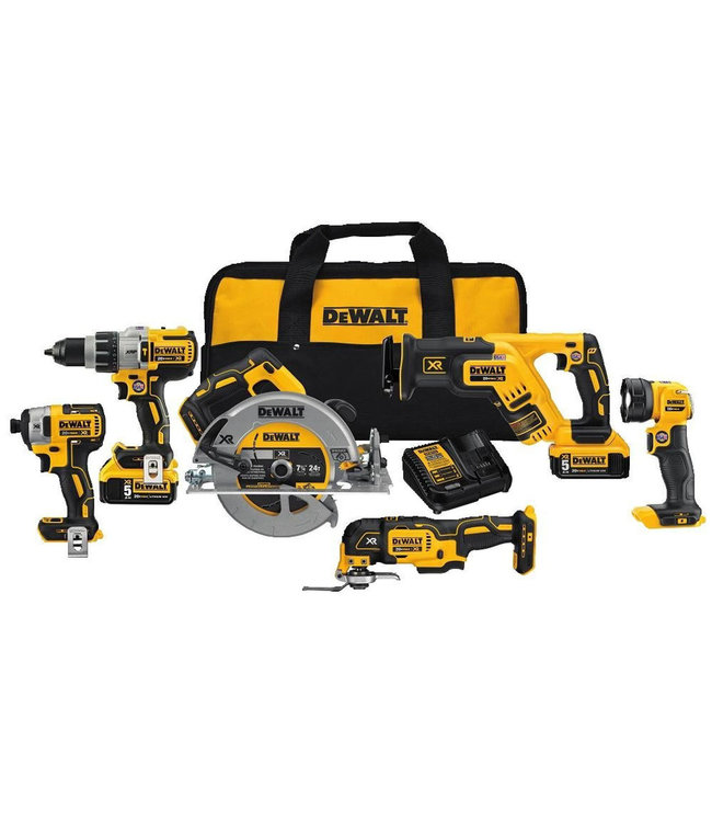 DEWALT Ensemble 6 outils XR(MD) 20 V MAX DCK694P2