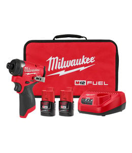 MILWAUKEE Visseuse à chocs à prise hexagonale de 1/4 po M12 FUELMC 3453-22