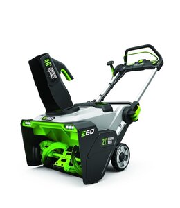 EGO SNT2112 ENSEMBLE DE SOUFFLEUSE A NEIGE 56V TARRIÈRE EN ACIER 21'' 56V 2X G3 5.0H CHARGEUR DOUBLE 280W
