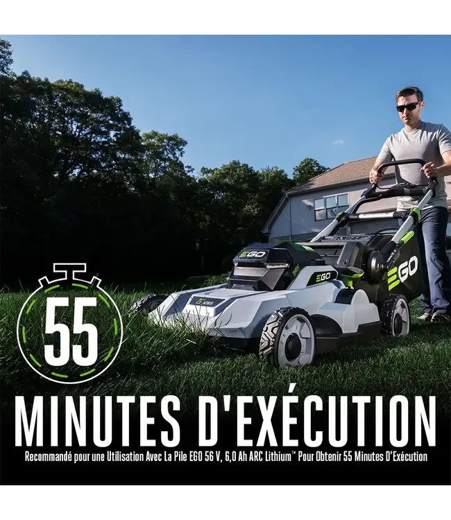 EGO LM2114SP TONDEUSE 21'' (BATTERIE 6AH ET CHARGEUR RÉGULIER)