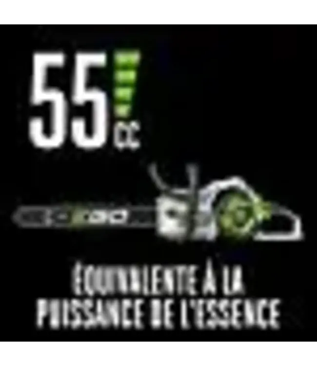 EGO CS2005 SCIE A CHAÎNES 20'' (BATT. G3 6AH ET CHARG. RÉGULIER)