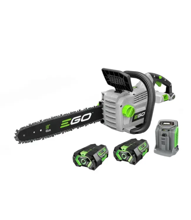 EGO CS1804-2 SCIE A CHAÎNES 18'' (2x BATT G3 5AH ET CHARGEUR RAPIDE)