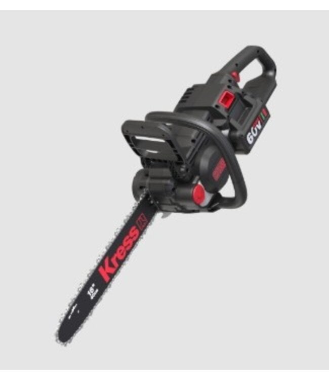 KRESS KG367 , Kress 60 V 35 cm tronçonneuse sans fil et sans balai (Batterie 2,5ah et chargeur 3amp)