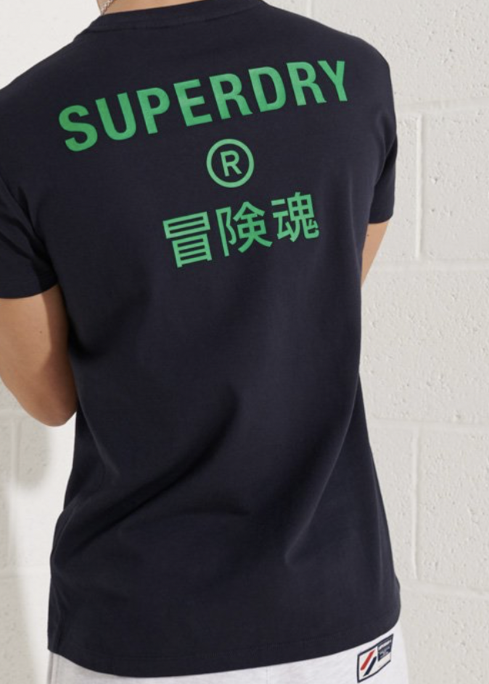 SUPERDRY CORPORATE LOGO BRIGHTS TEE