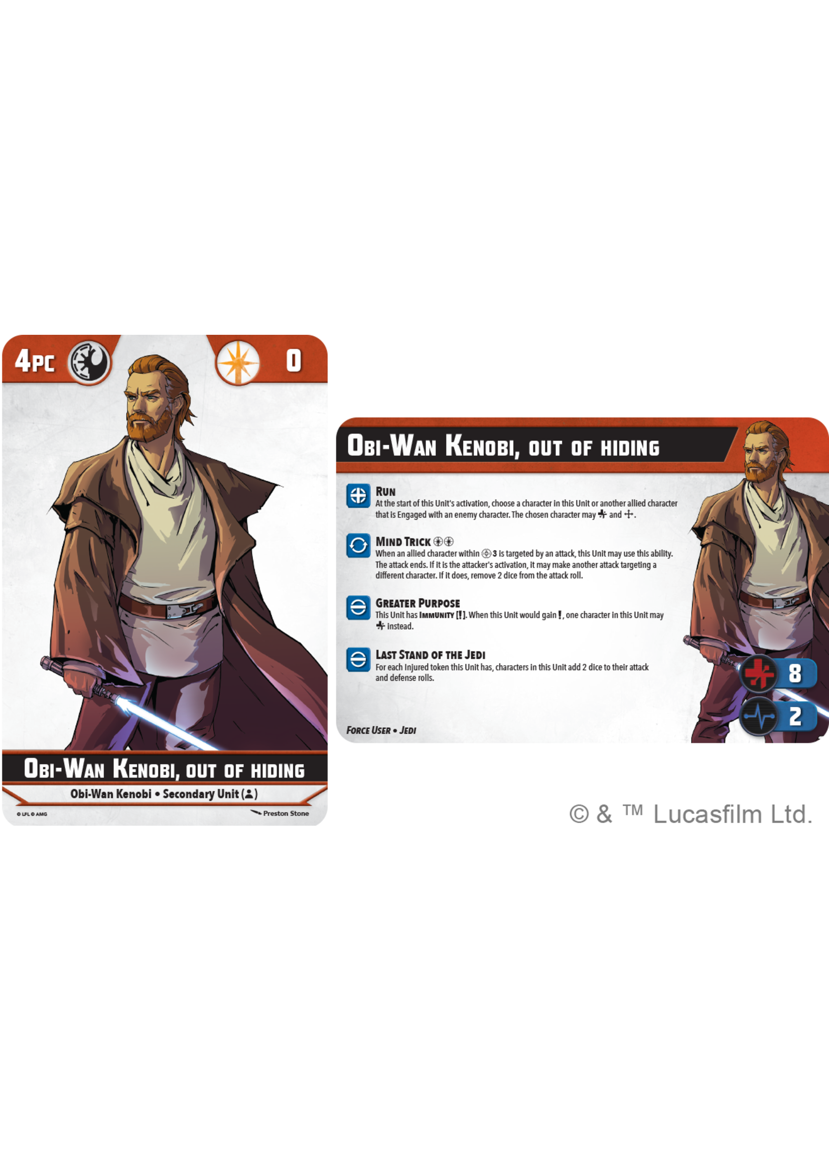 Star Wars Shatterpoint Star Wars: Shatterpoint You Cannot Run Duel Pack