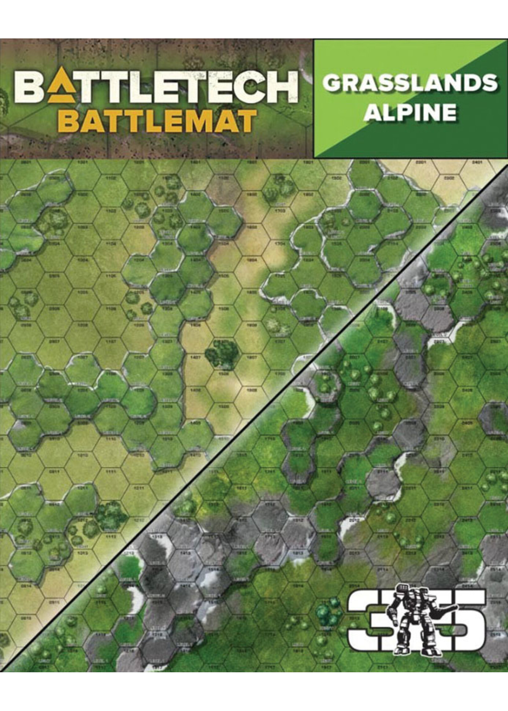 Battletech Battletech: Battle Mat - Grasslands / Alpine