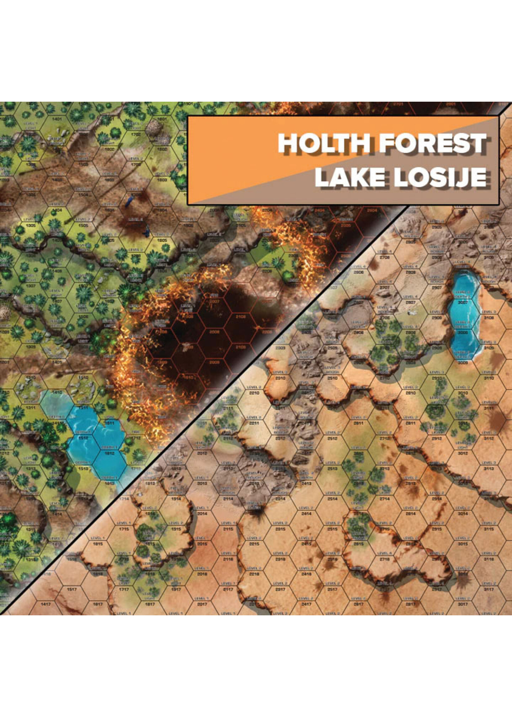 Battletech Battletech: Battle Mat -Tukayyid Holth Forest / Lake Losiije