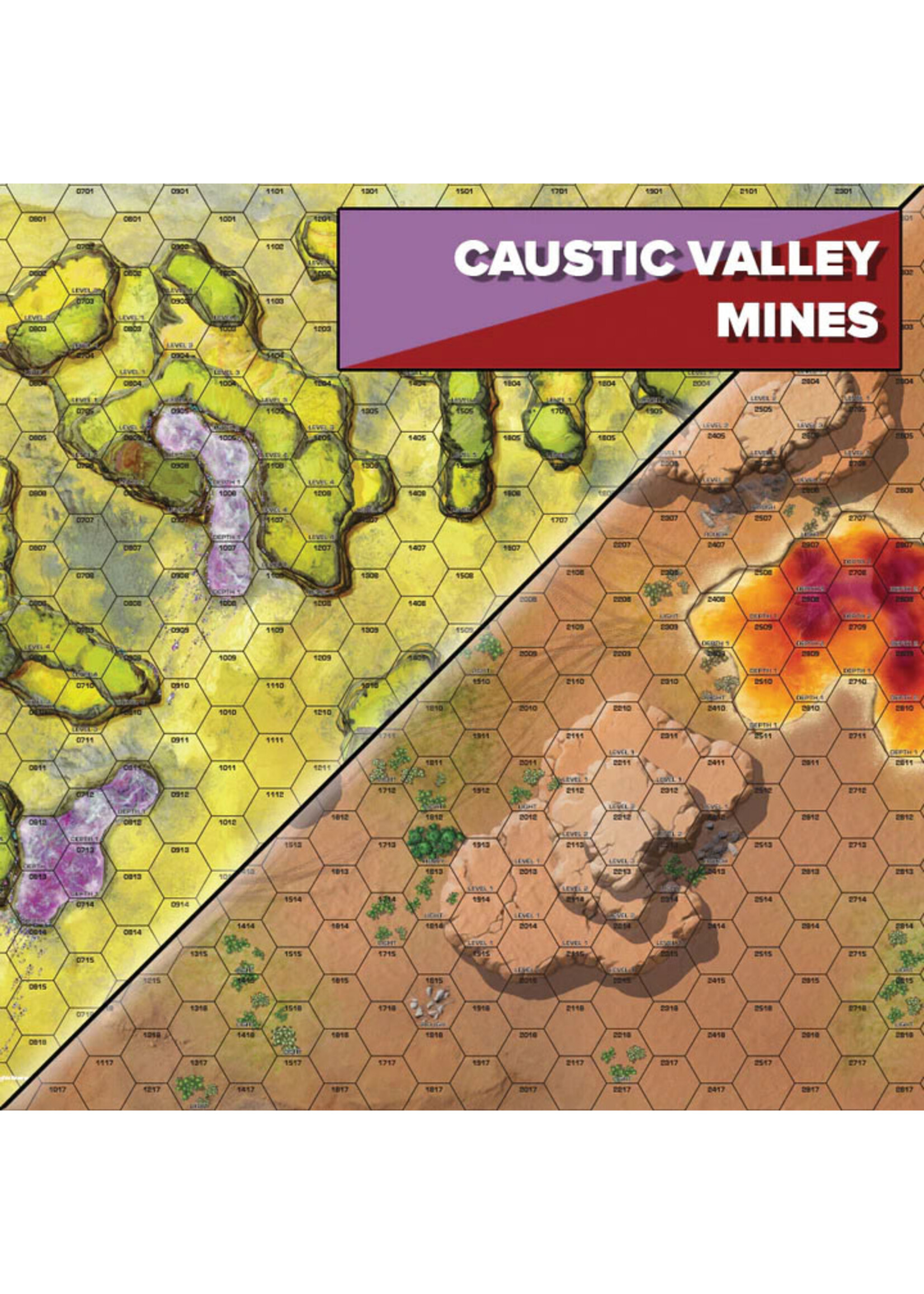 Battletech Battletech: Battle Mat - Alien Worlds Caustic Valley / Mines