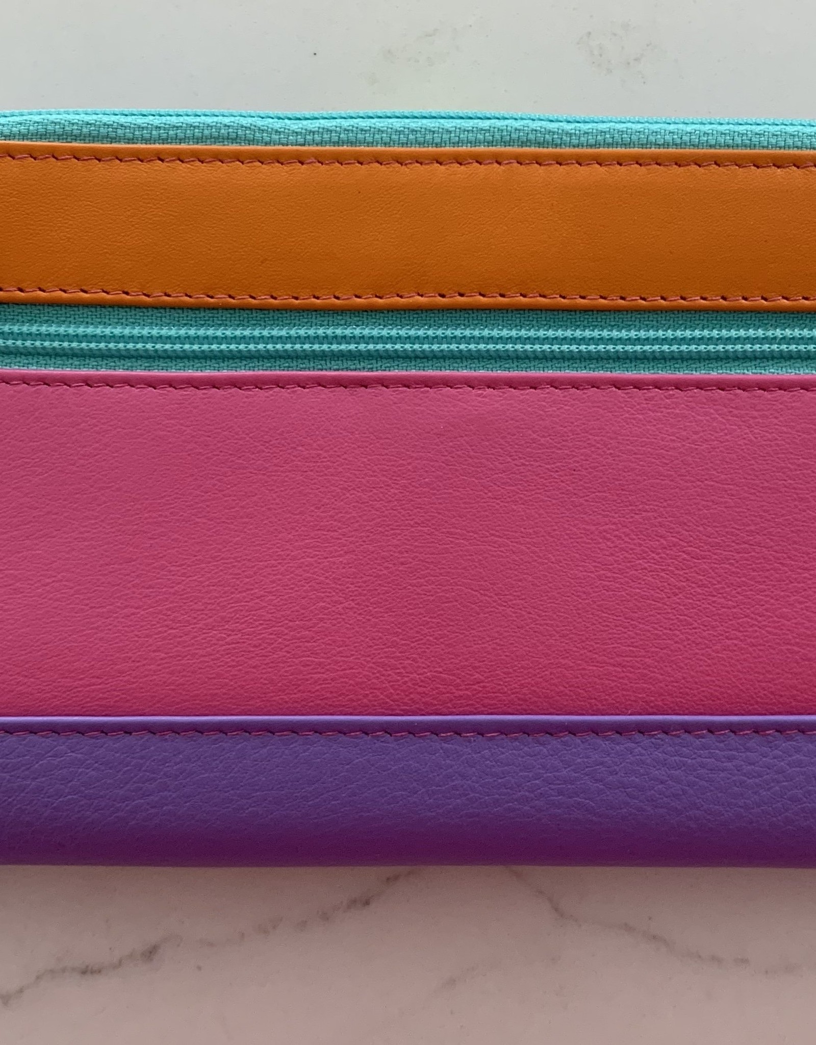 Long RFID Leather Wallet