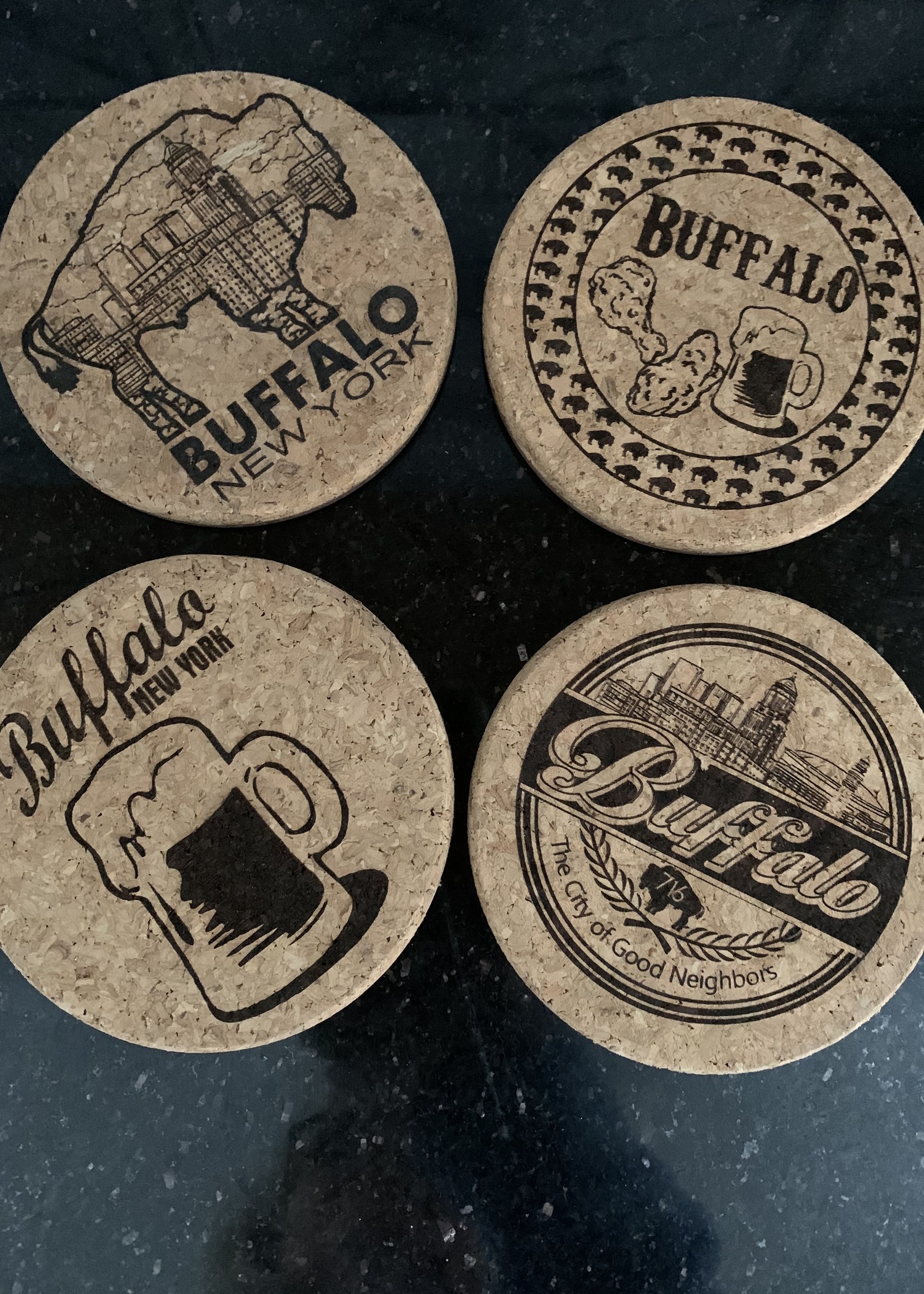 Buffalo Bills Coasters - Let's Go Buffalo