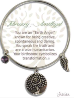 EARTH ANGEL BRACELET - FEBRUARY: AMETHYST