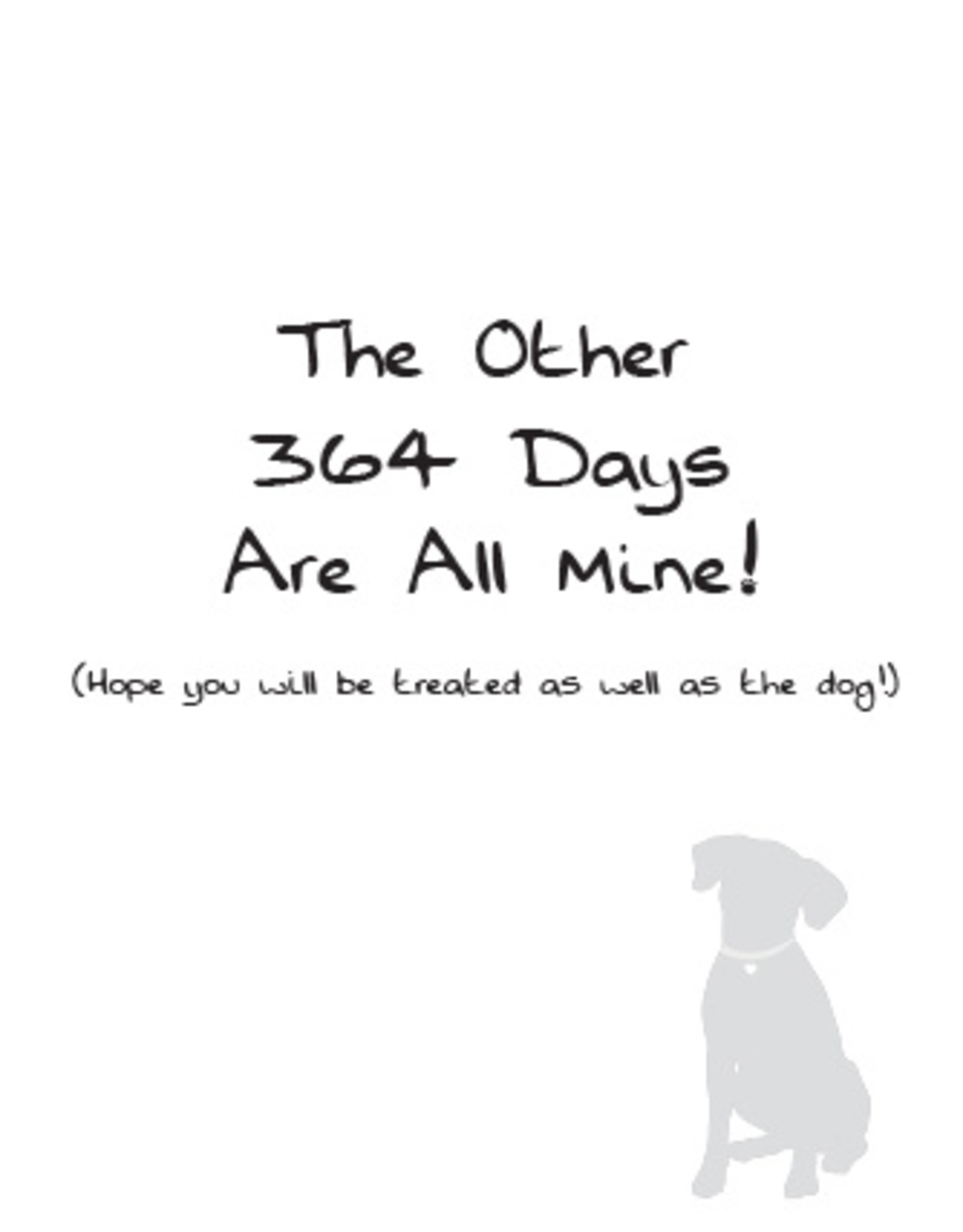 All About You Dog Birthday Card