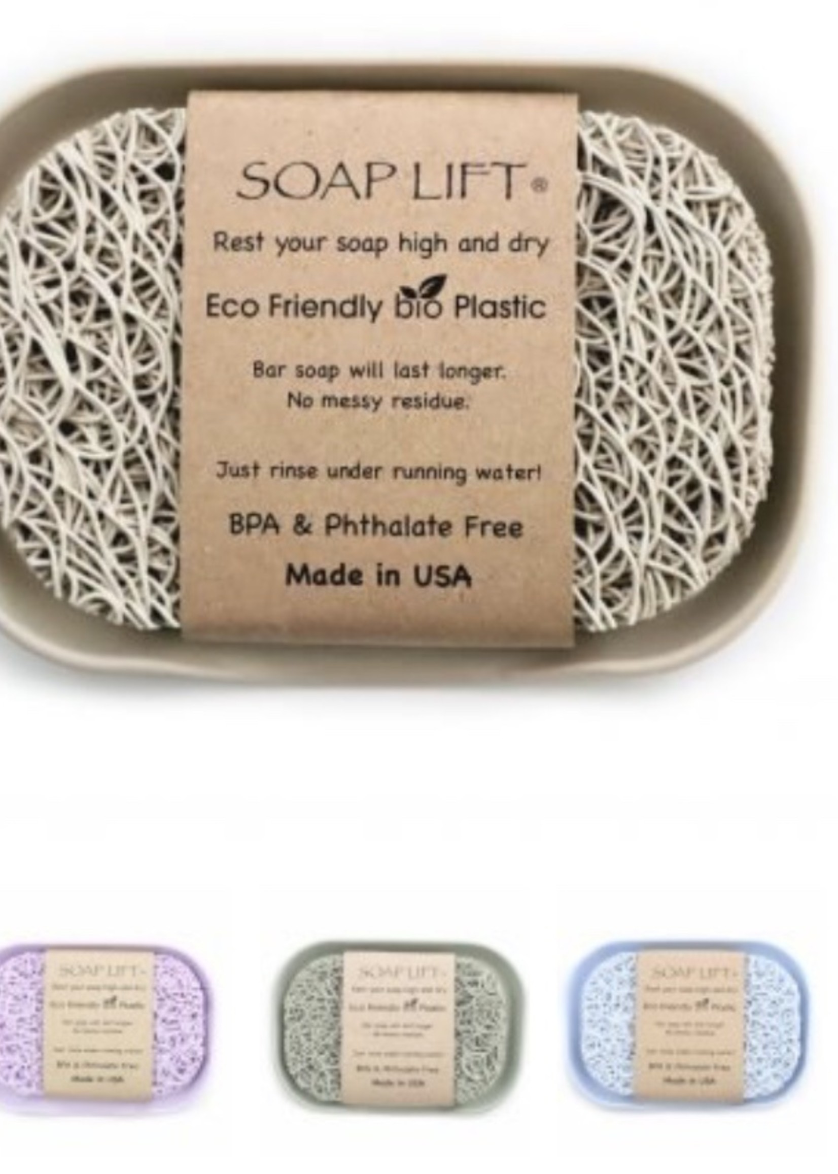 WATERFALL SOAP DISH-SAGE