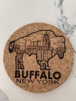 BUFFALO, NY SKYLINE CORK COASTER