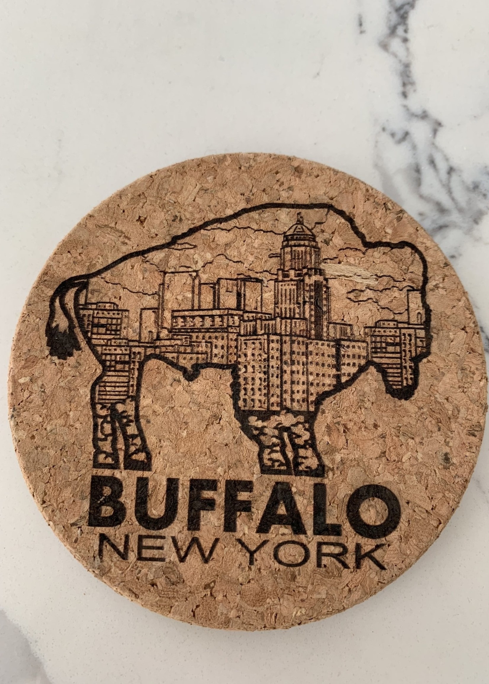 BUFFALO, NY  SKYLINE CORK COASTER