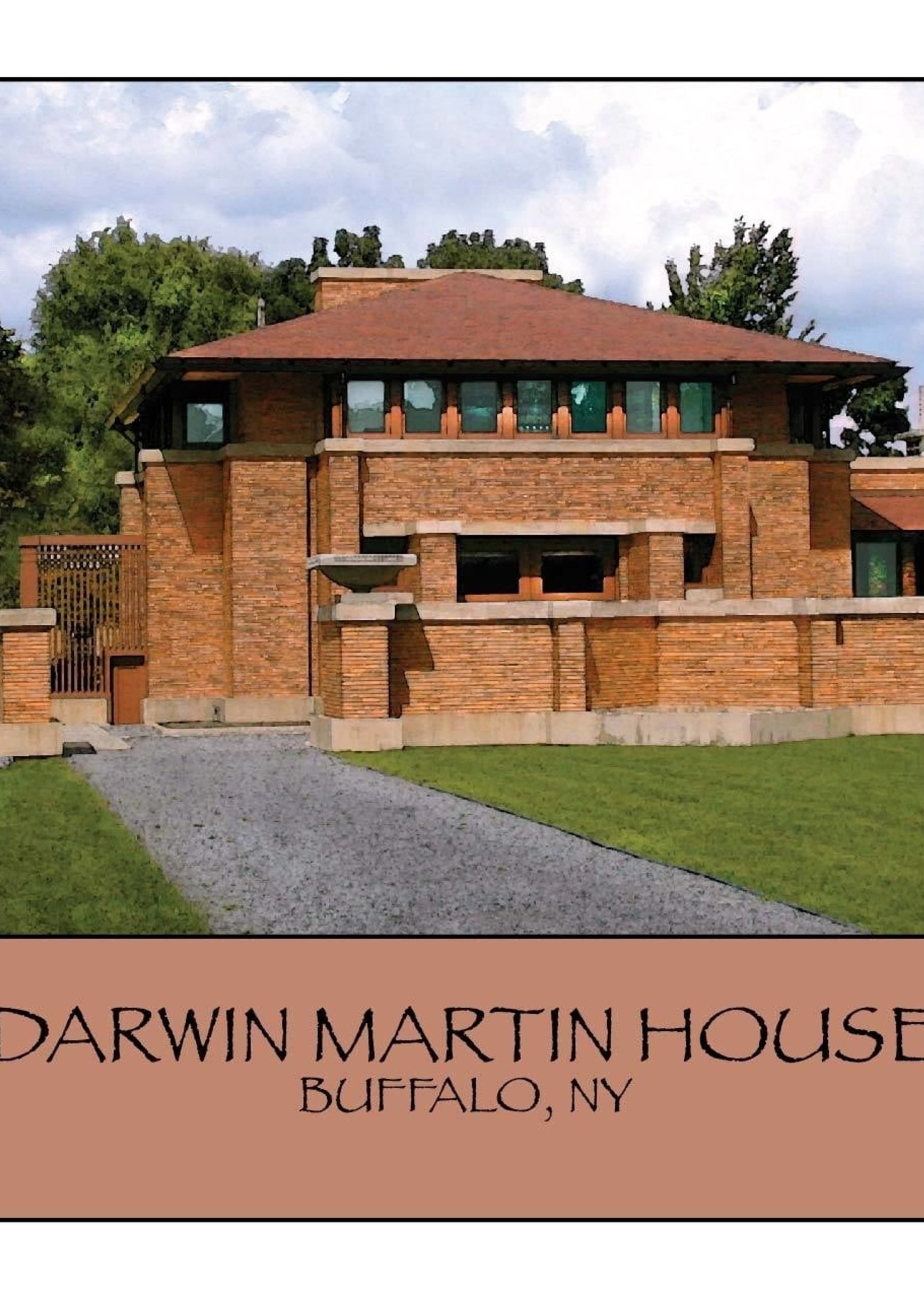 DARWIN MARTIN HOUSE STONE COASTER