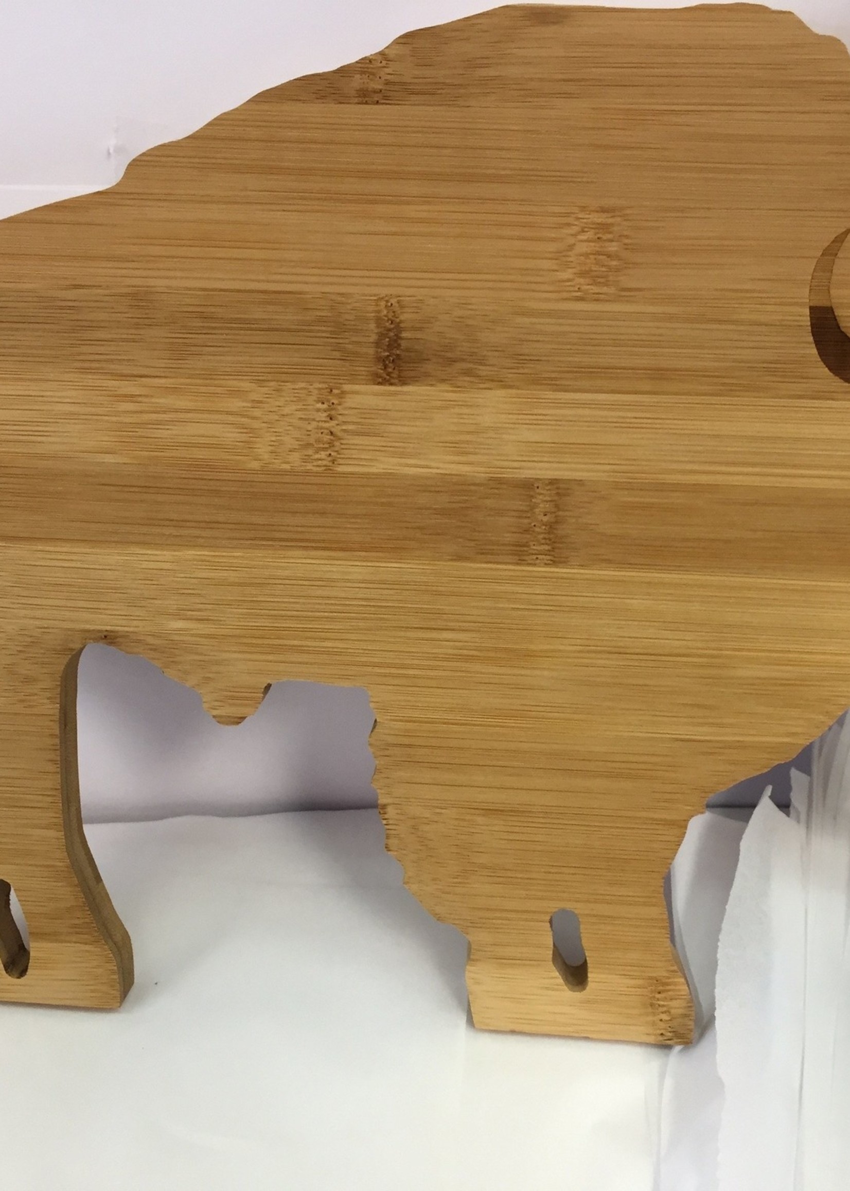 BUFFALO SHAPE CUTTING BOARD