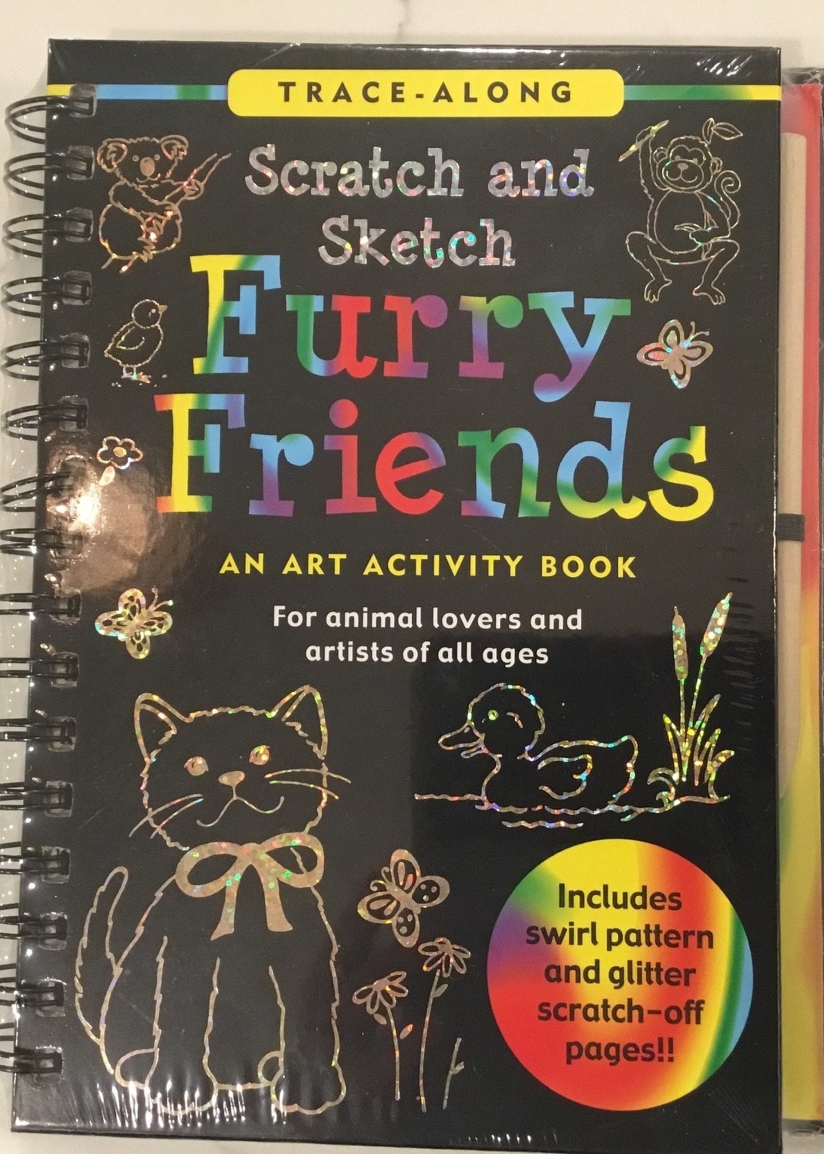 Scratch and Sketch: Furry Friends Activity Book