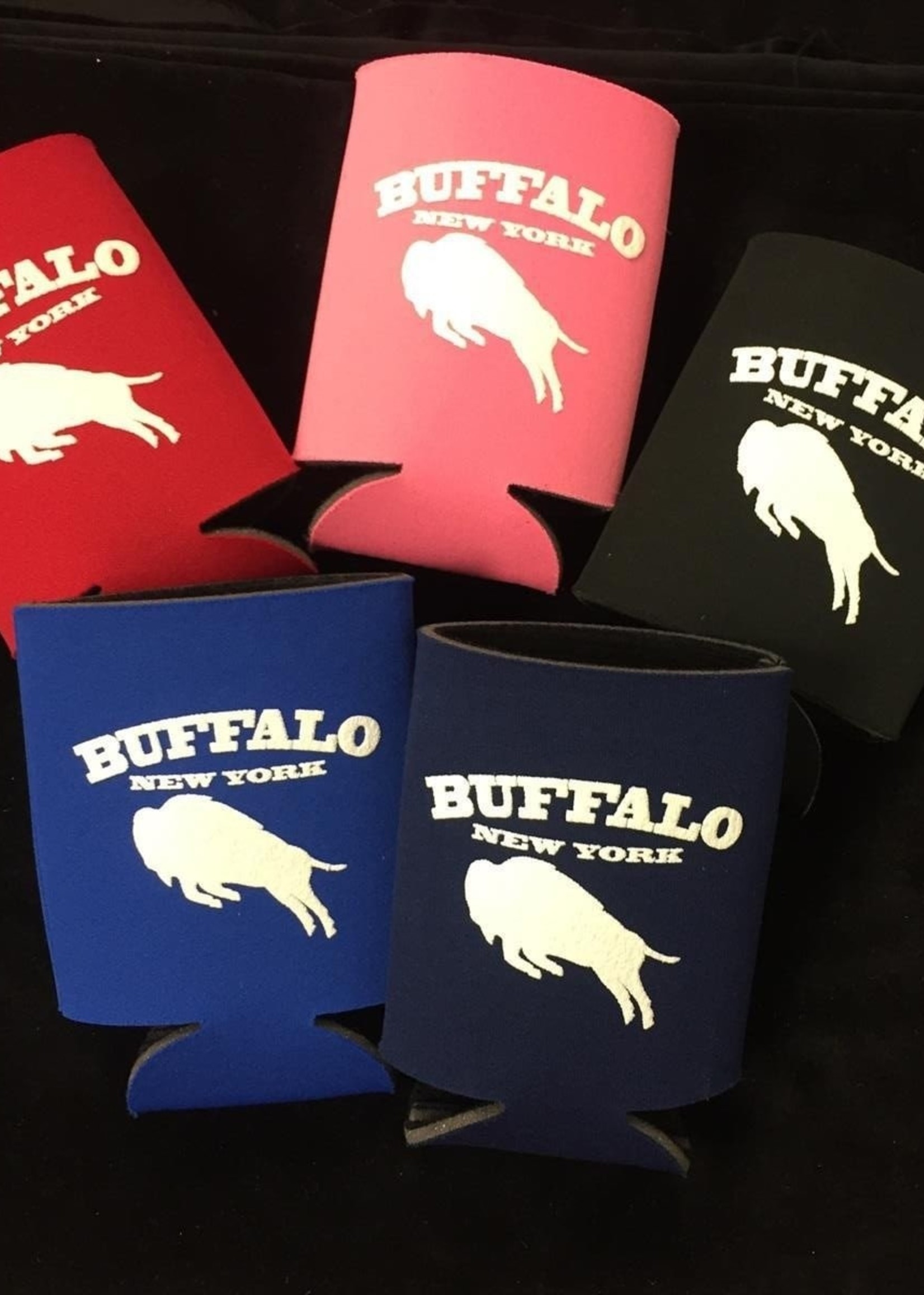 Multicolored Buffalo Can Cooler