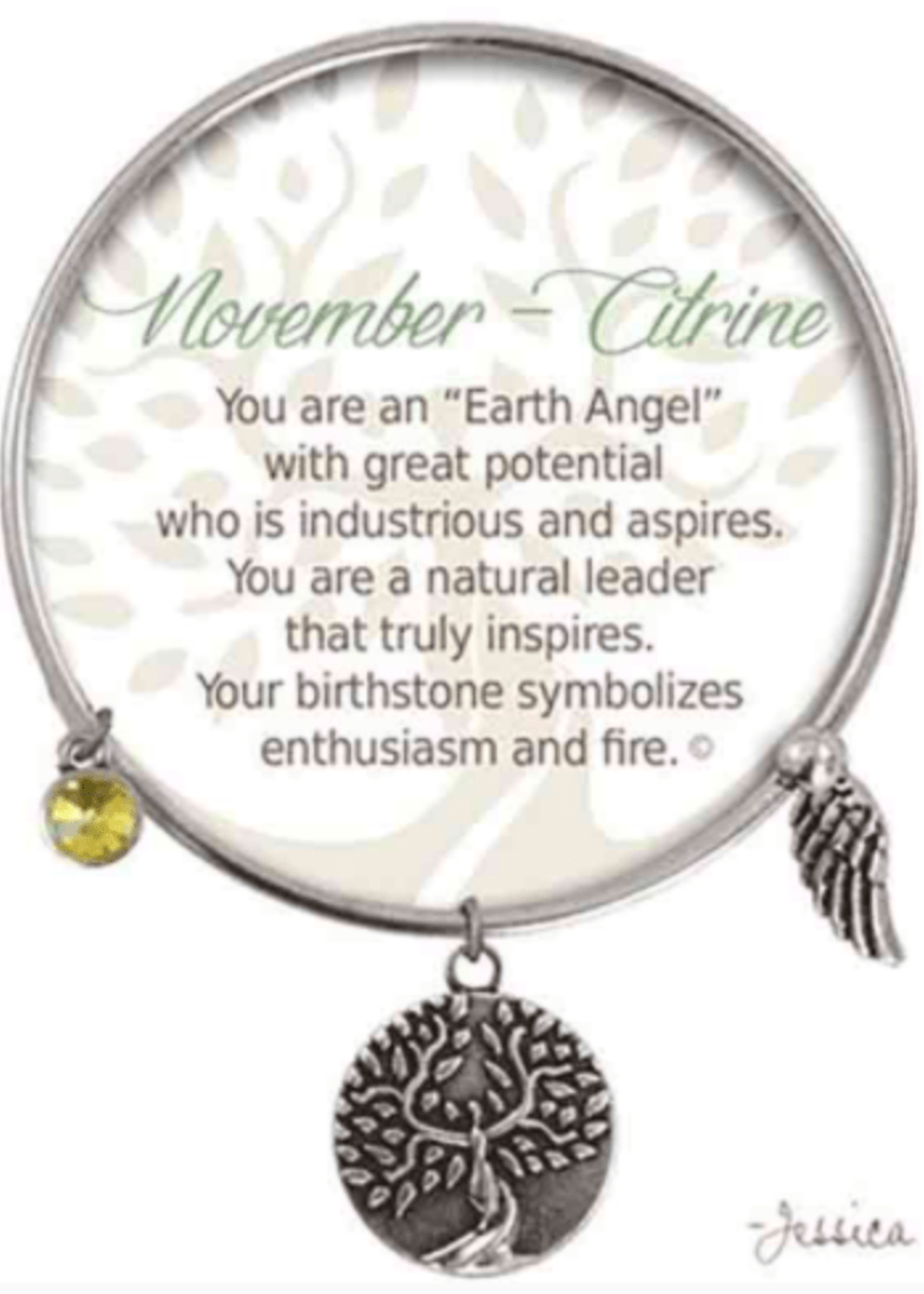 EARTH ANGEL BRACELET - NOVEMBER: CITRINE