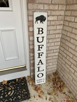 WELCOME BUFFALO PORCH BOARD