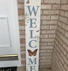 WELCOME BUTTERFLY PORCH BOARD