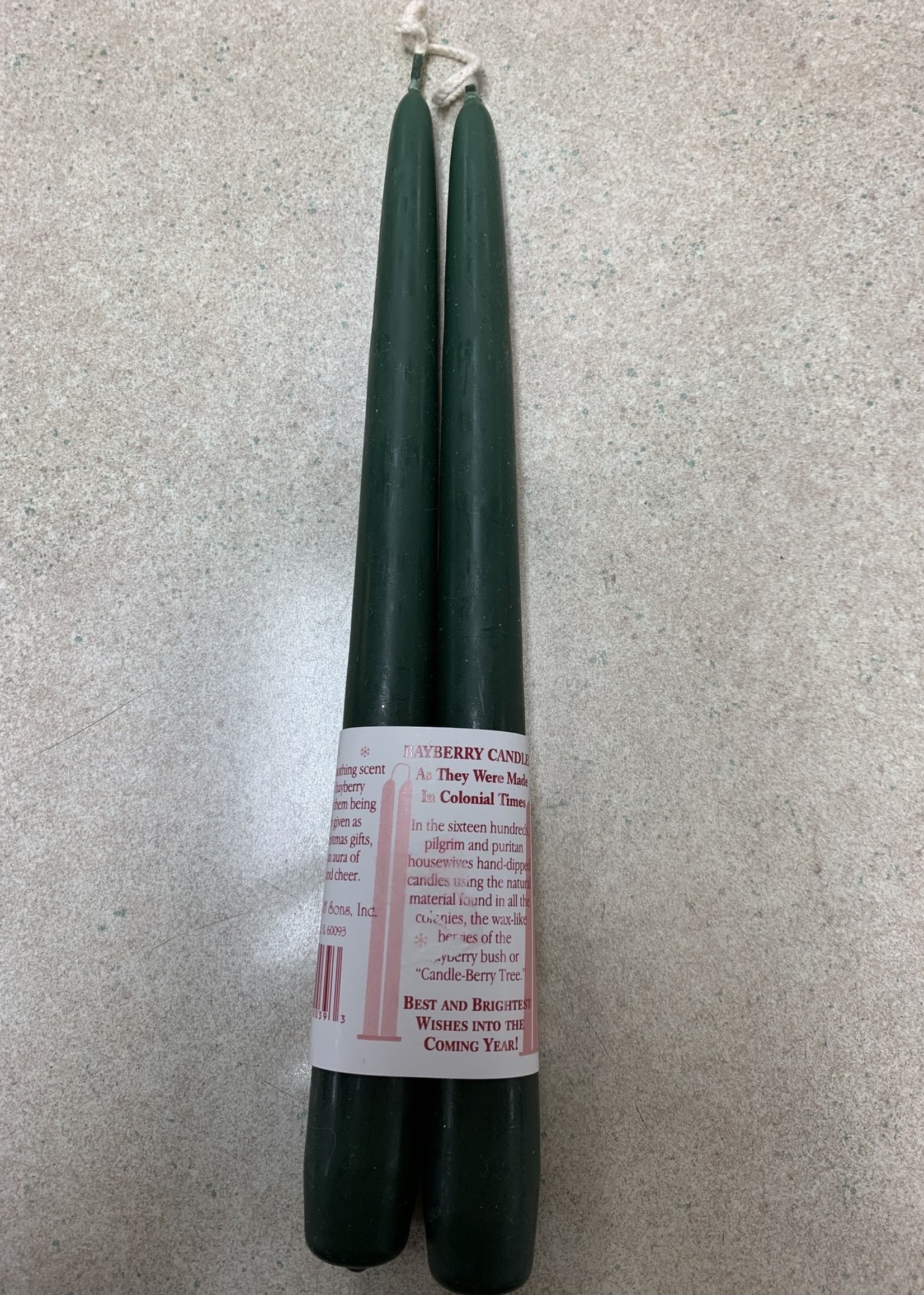 10" BAYBERRY TAPERS-SET OF 2