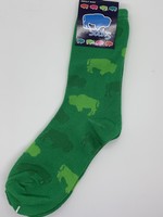 GREEN BUFFALO SOCKS