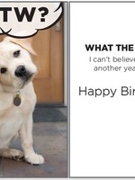 What The Woof Birthday Card