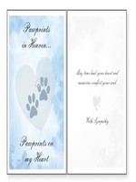 Pawprints In Heaven Greeting Card