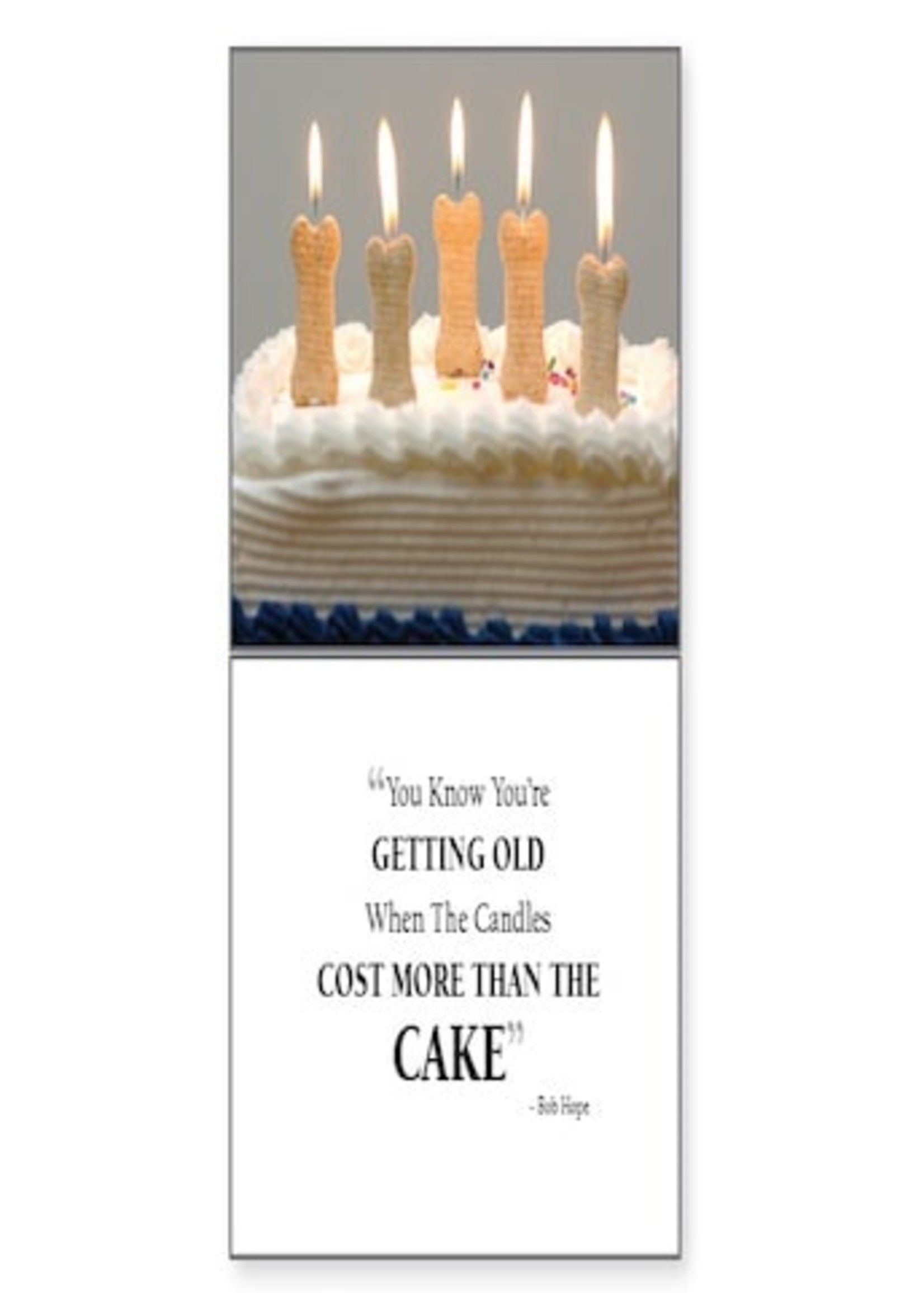Dog Bones Birthday Day Cake Birthday Card